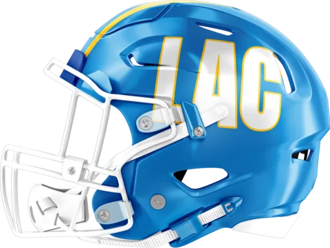 Los Angeles Chargers helmet