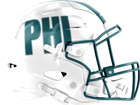 Philadelphia Eagles helmet