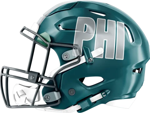 Philadelphia Eagles helmet