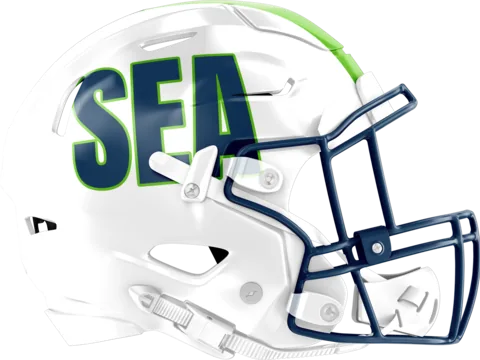 Seattle Seahawks helmet