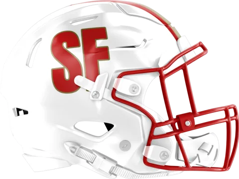 San Francisco 49ers helmet