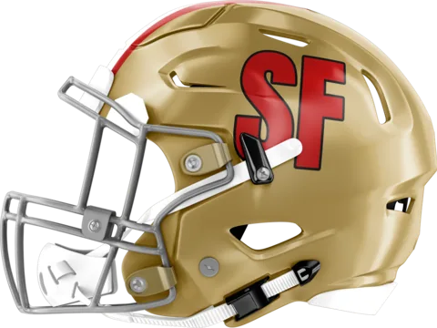 San Francisco 49ers helmet